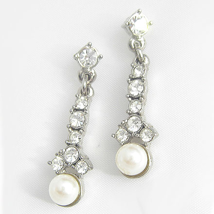 Una Clear Earrings