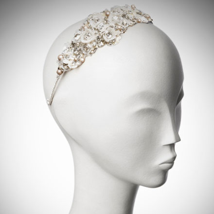 Camellia bridal headdress